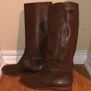 🎉10M - Anthropologie Candela Leather Riding Boots